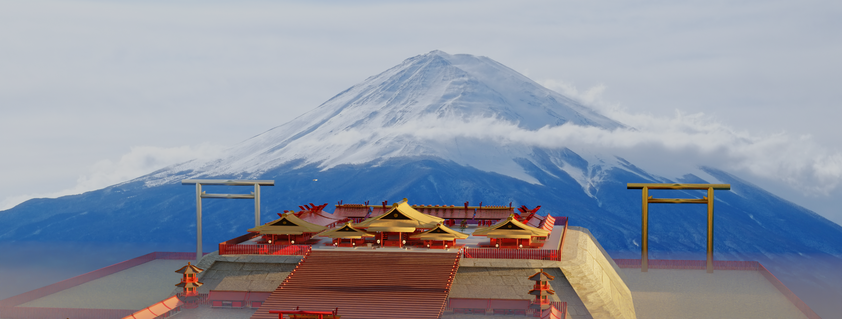 和宮媛神社境内